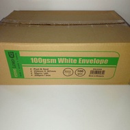 【1BOX=250PCS   】LION 10"x15" White Envelope 100gsm (254mmx381mm) (EW-40484) (Peel&Seal) (250PCS) (Pr