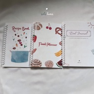 JOURNAL BOOK BY SoleLuna (Diet Journal, Recipe Book, Food Planner)