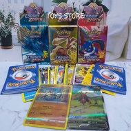 1 Pack Mainan Kartu Pokemon Langka Isi 30 Lembar Bonus 1 Kartu Pokemon Hologram