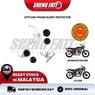 K-SPEED-GT17 CNC Wheel Frame Sliders ROYAL ENFIELD GT650 & Interceptor650 Sheng Fatt Royal Enfield A