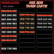 Nomor cantik axis seri tahun