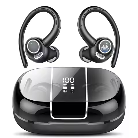 Headphones Wireless Earbuds Sport , 48H Wireless Earphones with HD Mic, IP7 Waterproof Earbud for Sp
