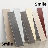 SMILE Skirting Line, Self Adhesive Windowsill Floor Tile Sticker, Wood Grain Waterproof Living Room Waist Line