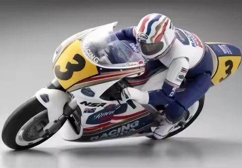 1/8 Scale Kyosho NSR500 Electric Motorcycle Clear RC Body Shell