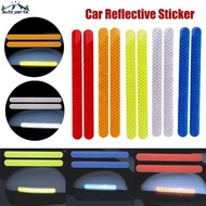 2Pcs Pack Reflective Strip Car Sticker Car Rearview Mirror Reflex Tape High Reflective Tape Night Driving Safety Warning Reflective Strip Anti-collision Automobile