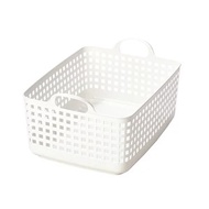 [特價]【日本Like it】北歐風手提式收納洗衣籃(單入)-白色