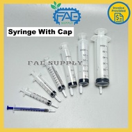 Syringe Luer Slip With Cap 1 3 5 10 20 30 50 60 ml cc individual pack sterilized feeding syringe fee