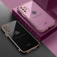 Maple Leaf Case Samsung Galaxy A52 A52s SamsungA52 Softcase Casing HP