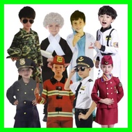 PAH Cutie Occupation Career Costume Girl Boy Costume Kostum Kerjaya Budak (Polis/Askar/Doktor/Pilot/Lawyer/Bomba)