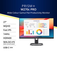 PRISM+ W270c PRO | 27" WQHD 144Hz Fast IPS Flat Monitor