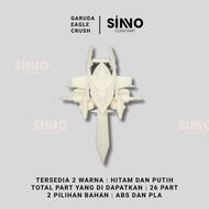 SUNFAY 3D PRINTING | Garuda Eagle Crush Gear Crusher - Black and White