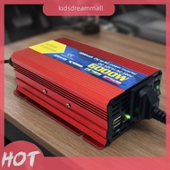 [KidsDreamMall.my] 600 Watt Car Mounted Inverter with Cooling Fan 12V DC To 220V AC Charger Converte