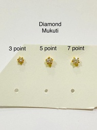 PURE DIAMOND MUKUTI (0.3 POINTS)(WILL SEND RECEIPT OF OUR SHOP )