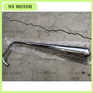 Honda cg125 exhaust pipe standard exzos paip muffler cg 125 ekzos chrome
