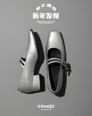 MJ DOUBLE รองเท้าส้นสูง แมรี่เจน ( MADE TO ORDER 14-20 DAY )