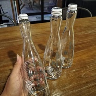BOTOL KACA AQUA REFLECTION 380 ML KOSONG UNTUK HIASAN VAS BUNGA TANAMAN GELAS TEMPAT IKAN KECIL