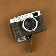 Genuine Leather Cowhide Camera Case for Fujifilm X100V Fuji X-100VI