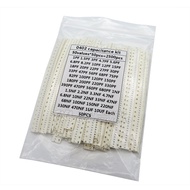 0402 SMD Ceramic Capacitor Assorted Kit 1pF~10uF 50values*50PCS=2500PCS Chip Ceramic Capacitor Sampl