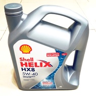 (100% Original Shell Malaysia) Shell HX8 5W-40 Fully Synthetic