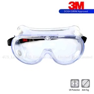 3M 1621AF Safety Goggle Anti Fog (Clear/ Transparent)
