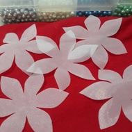 Soldering flower petals size 8cm-10cm, price Rp. 85,0000 - Rp. 15,000 per gross (144pcs)