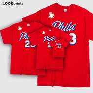 76ers LBJ RED sixers T-Shirt