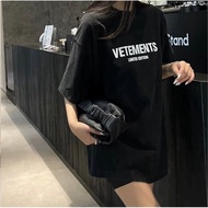 Vetements Logo Oversized Cotton T-Shirt Unisex