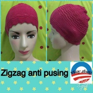 Anti-dizziness zigzag knitting patch