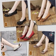Clarks YC-1830-75 Quince Flower Leather Flats/Clark/Work/Office Shoes/Clarks Leather Flats Genuine L