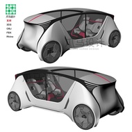 Concept Drone Car Transportation Concept Car Rhino Model Rhino/C4D/3DMAX/3D Model