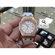 Real Gold Watch with Real Gold Customized Aibi Royal Oak Offshore Series AP67540 Bezel Inlaid 32 Pie