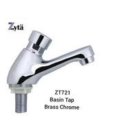 Zyta ZT721 Self Closing tap  Basin Faucet New Arrival Brass Chrome Finished