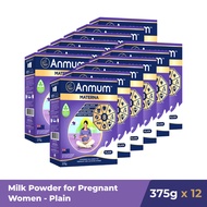 Anmum Materna Pregnancy Milk Powder Plain 375g x12