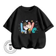 Halloween Summer Hot Selling Kids Snoopy Fashion Clothes Boys Short Sleeve Bluey Tshirt Girls Sweats