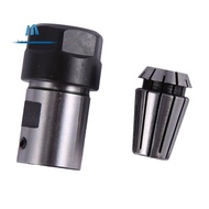 1Pcs C20 Er16 32L 8Mm Spindle Motor Clamp Rod + 1Pcs Er16-1/8(3.175)Mm Collet