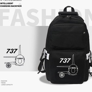 BOEING BOEING 787 Company Airplane Pilot Flying Friends Lovers Multi-Layer Bag Backpack