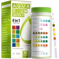 AAwipes 8 in 1 Aquarium Test Kit Suitable for Fish Tank-Quick Accurate Water Quality Test Strip Suit