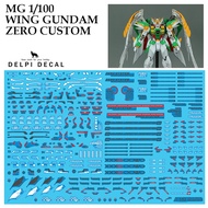 [DELPI DECAL] 277 MG 1/100 WING GUNDAM ZERO CUSTOM GUNDAM WATER SLIDE DECAL
