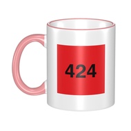 424 on Fairfax logo Mug Creative Coffee Cup Couple Cup Simple Ceramic Cup Trendy Ceramic Drinking Cu