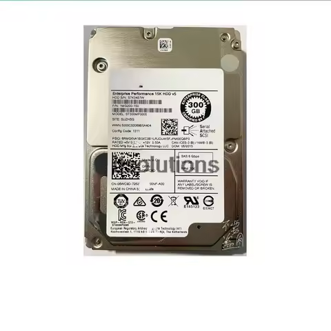 For DELL 300G 6Gb 15K 2.5 inch SAS ST300MP0005 06WC9D hard disk