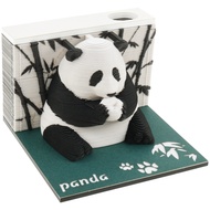 3D Calendar Panda 3D Memo Pad Art Sticky Notes Tear-Away 3D Notepad Calendar Creative Desk Calendar 