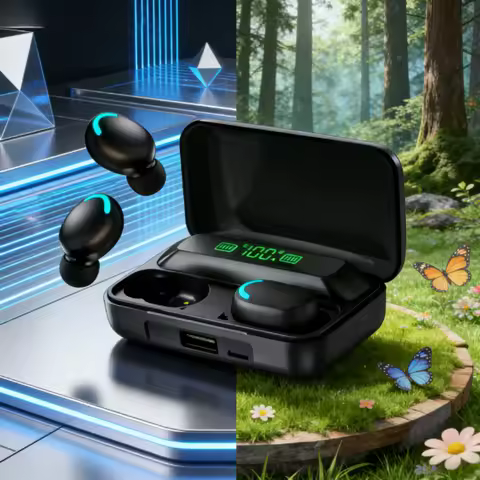 Multifunctional F9 Bluetooth Headset Hands-free Touch Waterproof 9D Stereo Bass Sports Headset for a