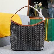 GOYARD กระเป๋ารักแร้ผู้หญิงกระเป๋าสายไหล่เดียวเดินทางสำหรับคุณแม่ใส่คอมพิวเตอร์กระเป๋าทรงสี่เหลี่ยมมีหูหิ้วสะพายไหล่ความจุมาก