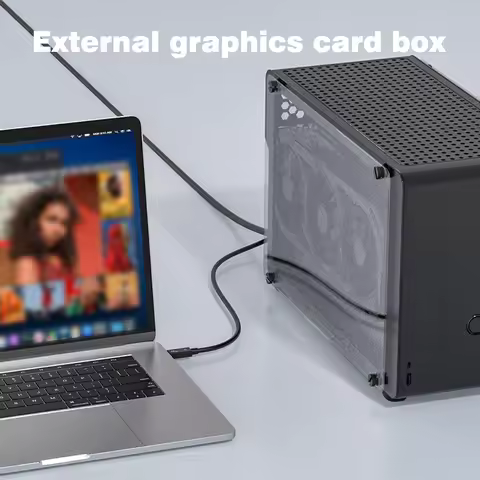 UGOURD 0.3m-2m Type-C Thunderbolt5 Silver Plated Coaxial Cable 80Gbps Compatible Thunderbolt 4/3 for