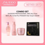 SHISEIDO PROFESSIONAL SMC Airy Flow Series With JRL Forte Pro FP2020H Hair Dryer 2150W COMBO SET