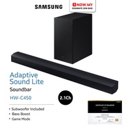 SAMSUNG 2.1Ch B-Series Soundbar HW-C450 | Intelligent Bast Boost Audio Sound System Pembesar Suara A