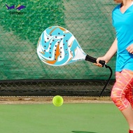 [Simhoa] 2x Paddle Tennis Racquets with Carry Bag Foam Core Beach Tennis Padel Rackets for Junior Be