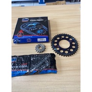 Crun Gir Set RACING Vega ZR Lama 5D9 / Gear Package Jupiter Z1 Z New Robot 15T-40T 428-108L / Force 