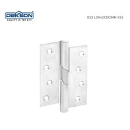 GRAVITY HINGE DEKSON ESS LOH HINGE/ 4"X3X2MM SSS AUTO CLOSE
