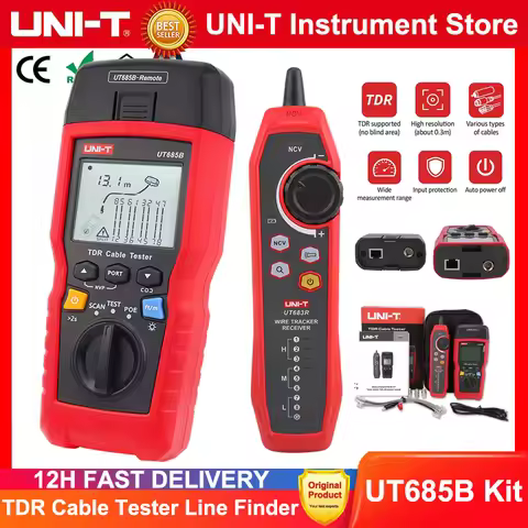 UNI-T UT685B KIT Handheld TDR Cable Tester/Network Finder Receiver Network Wiring Detection Cabling 